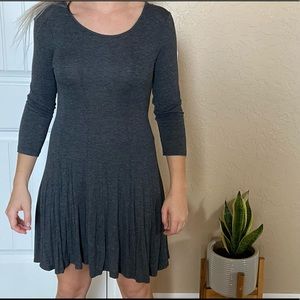 Gray Mini Dress